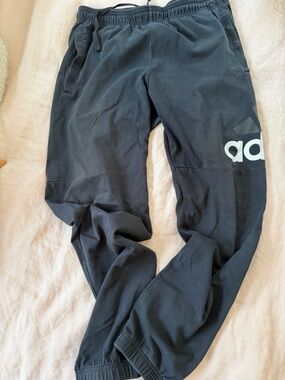 Adidas Men’s Black Athletic Jogger Pants